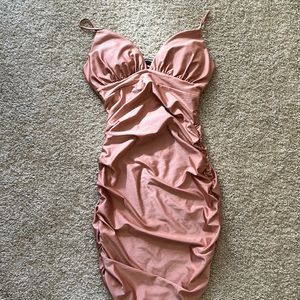 Mauve/Pink Bodycon Dress